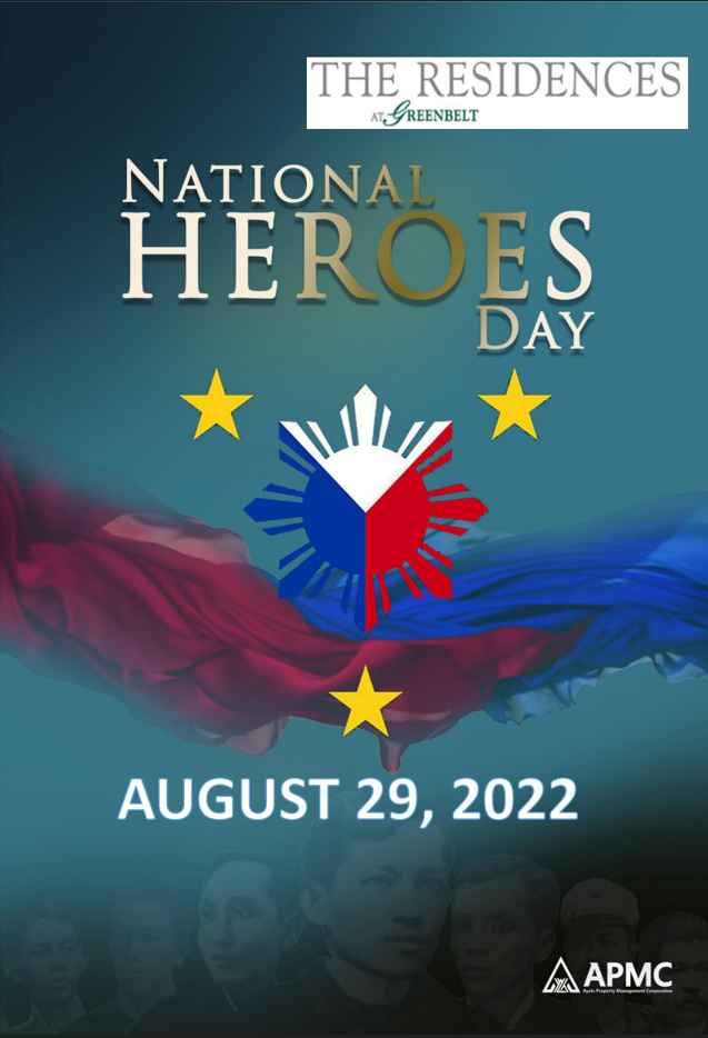 National Heroes Day The Residences at Greenbelt